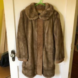 Vintage faux fur coat